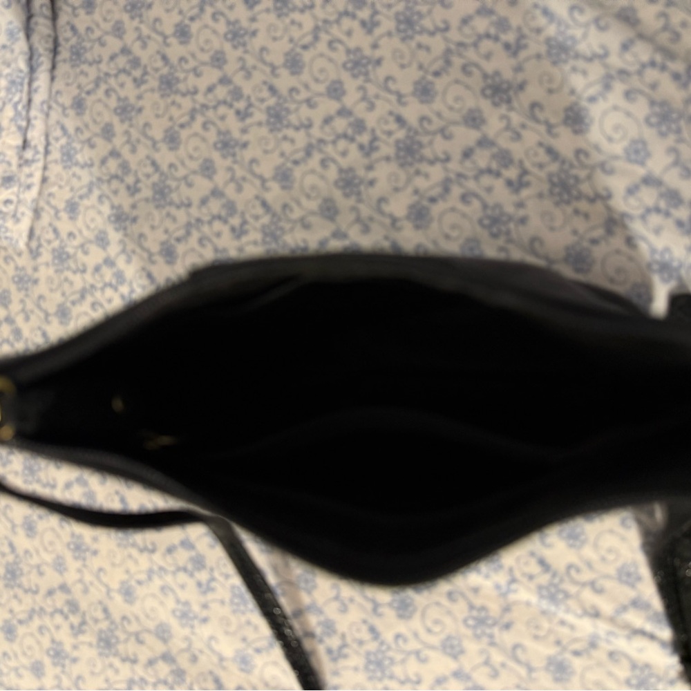 Coach Black Bag with Gold Accent - Picture 3 of 6